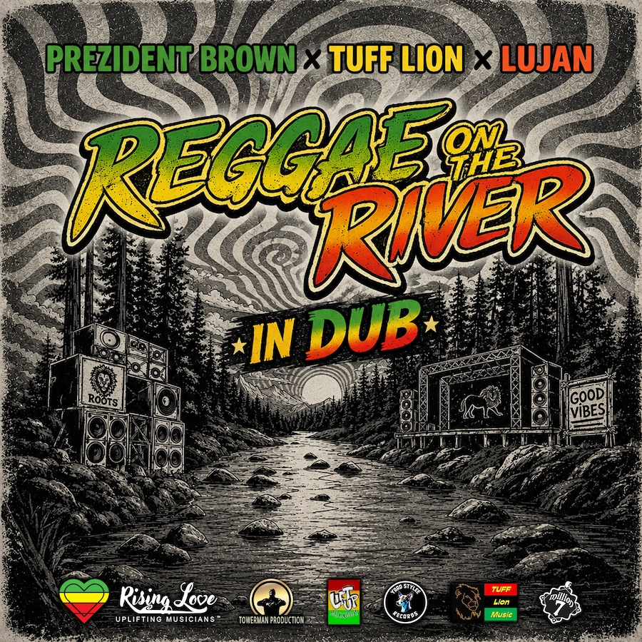 Reggae on the River in Dub single artwork